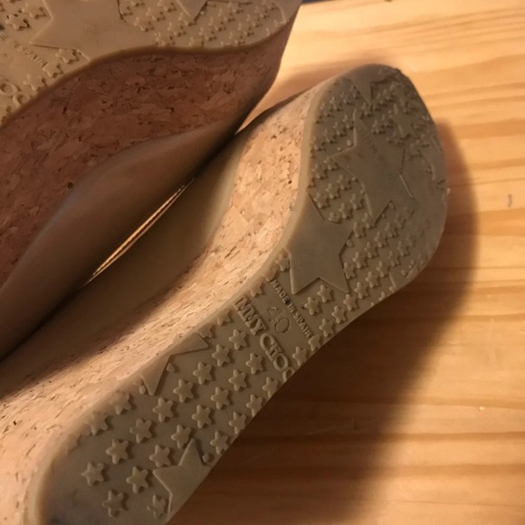 Jimmy Choo size 40 gorgeous open-toe wedge heels! - Picture 2 of 5